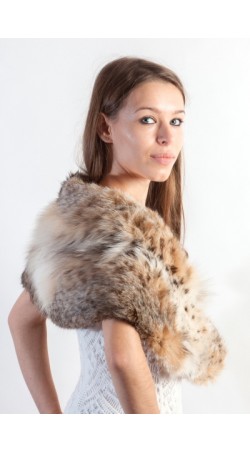 Lynx fur stole